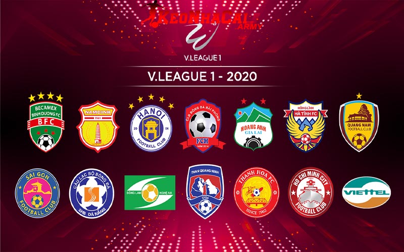 2 cac doi bong du vleague1 Quy cách tổ chức tại giải VĐQG Việt Nam